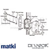 Matki WCR WCD Walk-In Shower Valve Dimensions